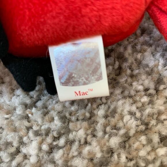 TY Beanie Baby "Mac" The Cardinal Rare w/3 Errors - Picture 8 of 9